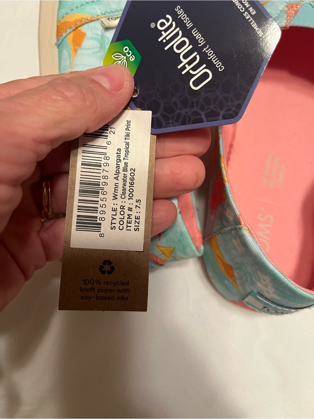 Toms tropical themed shoes - Picture 6 of 6